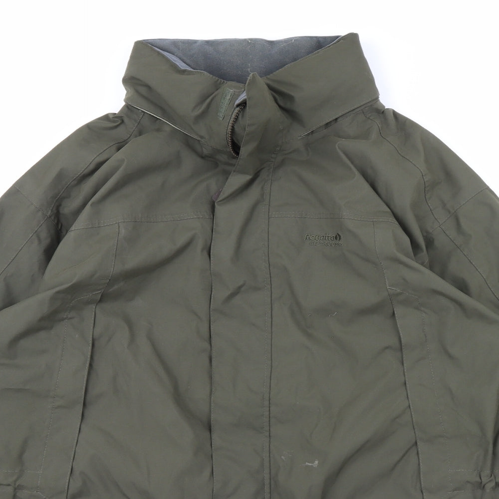 Regatta Mens Green   Rain Coat Coat Size 2XL