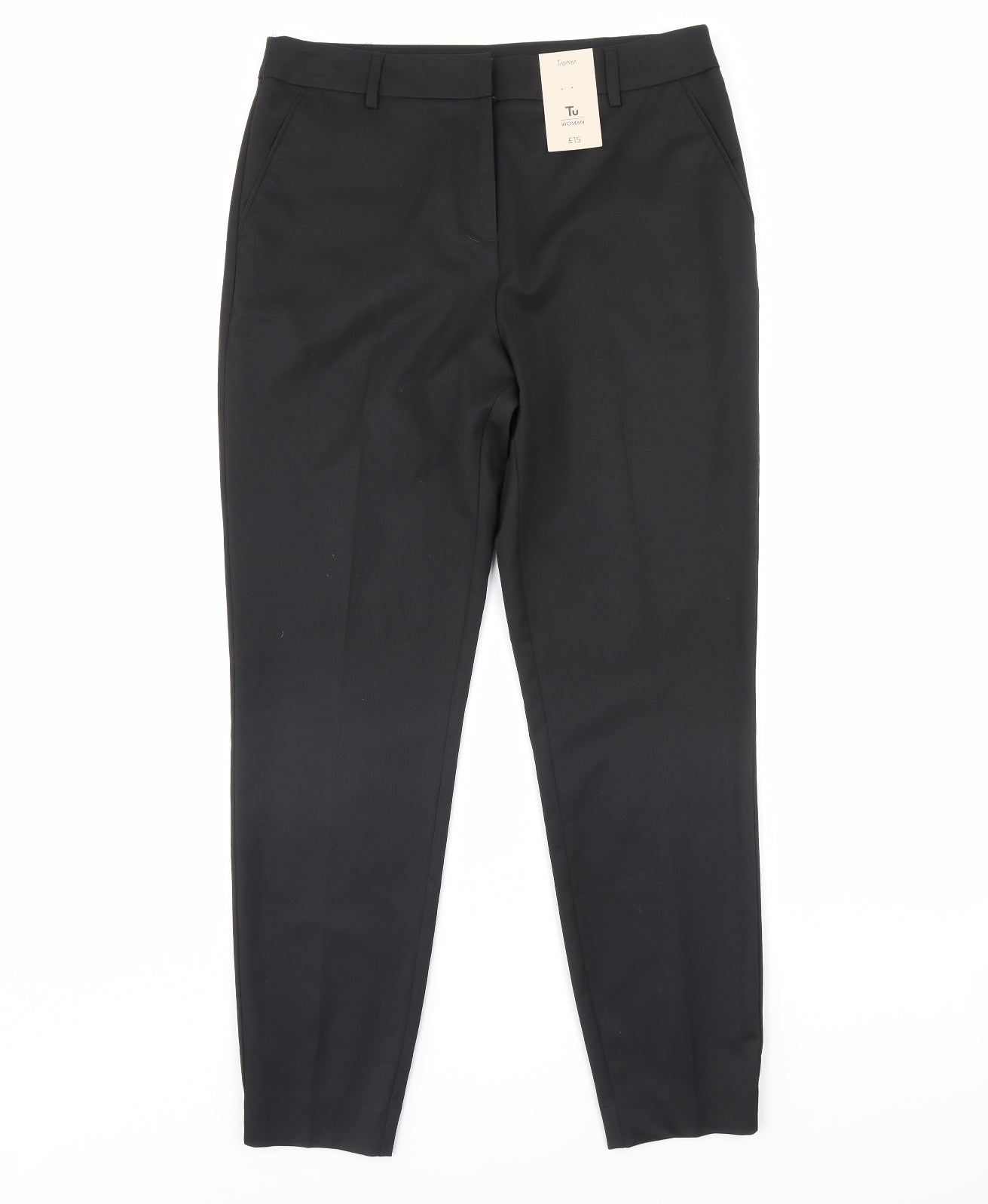 TU Womens Black   Dress Pants Trousers Size 12 L30 in
