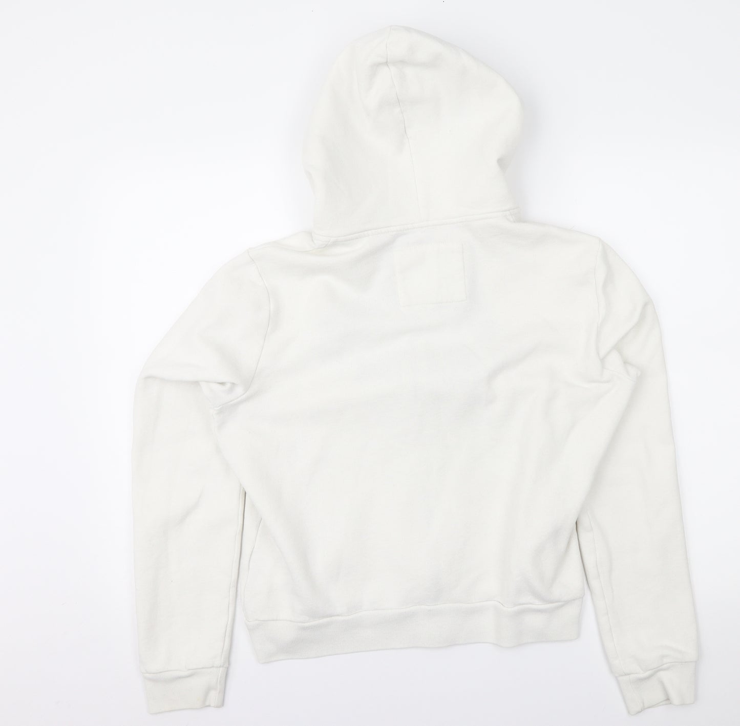 Abercrombie & Fitch Womens Ivory   Full Zip Hoodie Size L