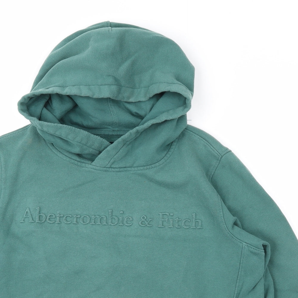 Abercrombie & Fitch Mens Green   Pullover Hoodie Size XS