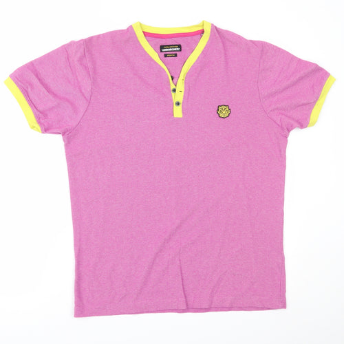 Ultramagnetic Mens Pink    Polo Size M