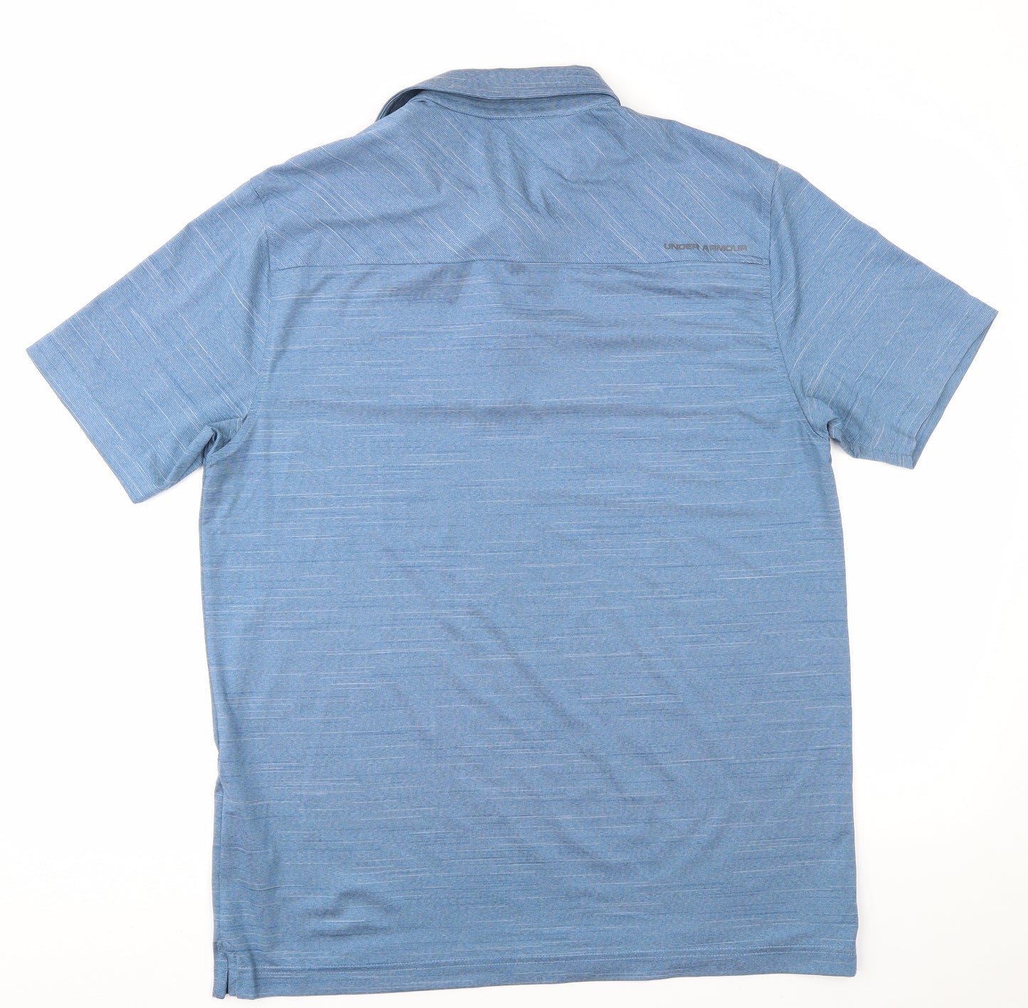 Under armour Mens Blue Geometric   Polo Size L