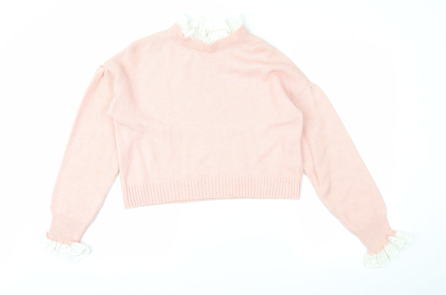 River Island Womens Pink   Pullover Jumper Size 10