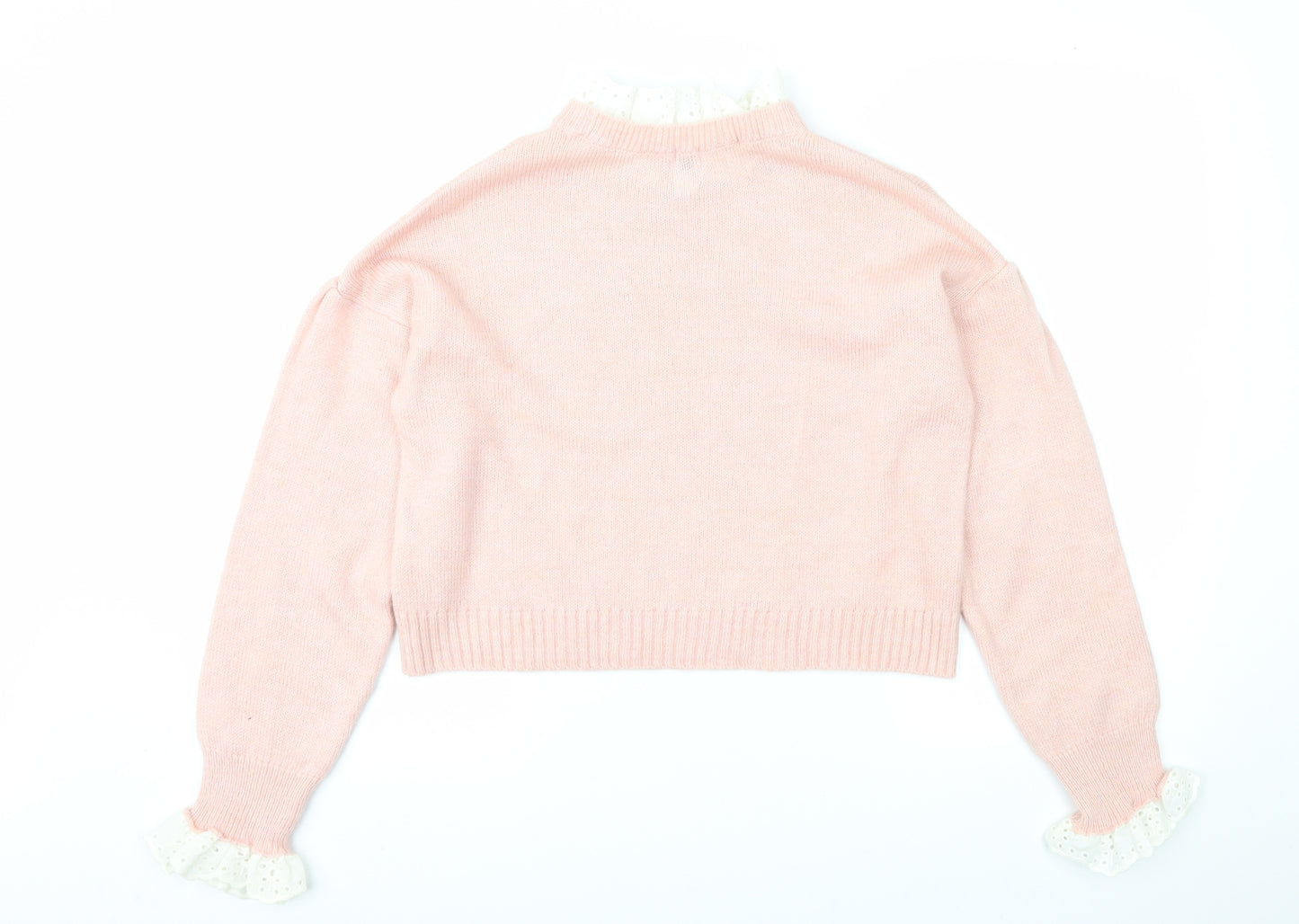 River Island Womens Pink   Pullover Jumper Size 10