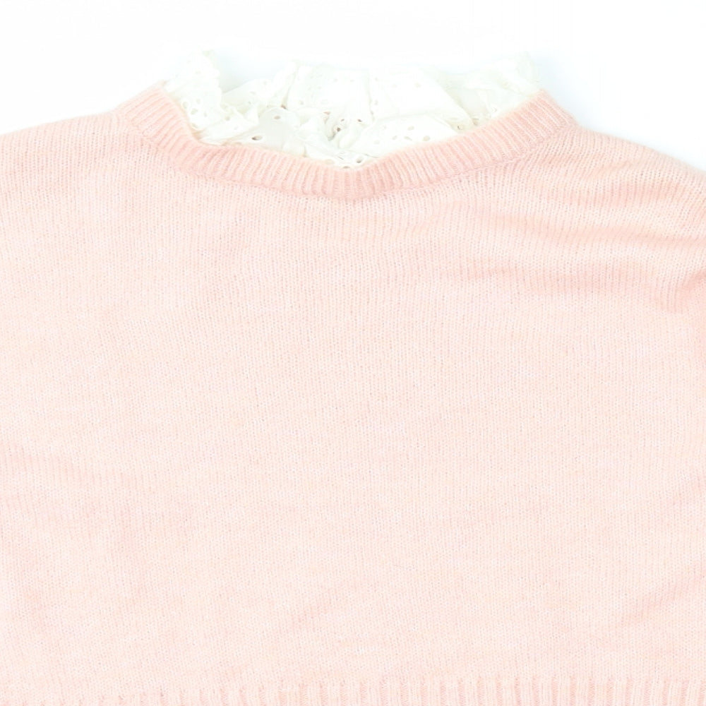 River Island Womens Pink   Pullover Jumper Size 10