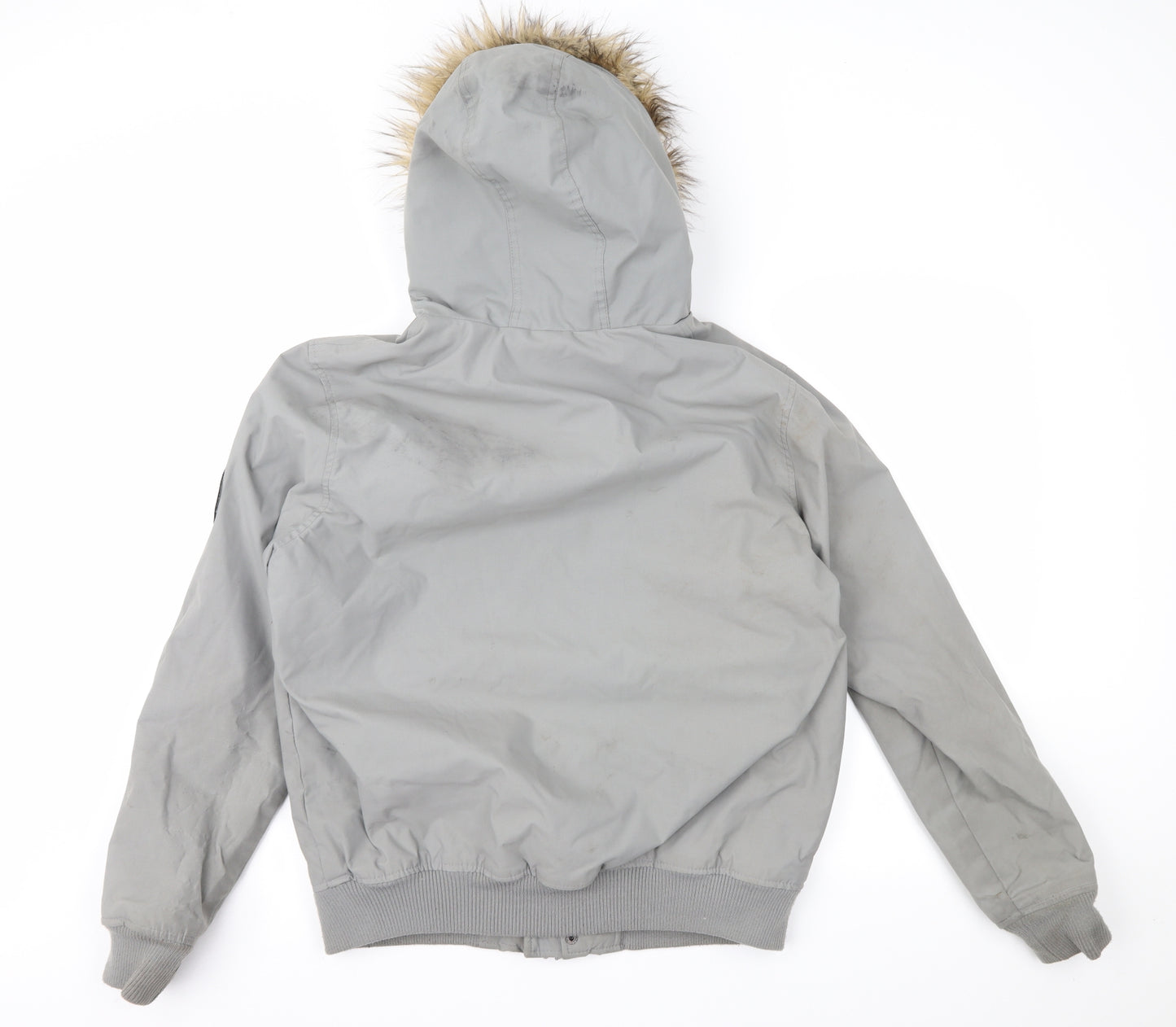 Cedar Wood State Mens Grey   Parka Jacket Size M