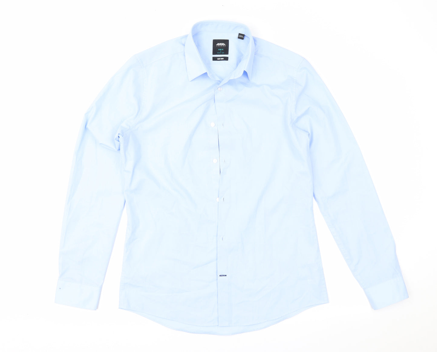 Burton Mens Blue    Button-Up Size 14.5