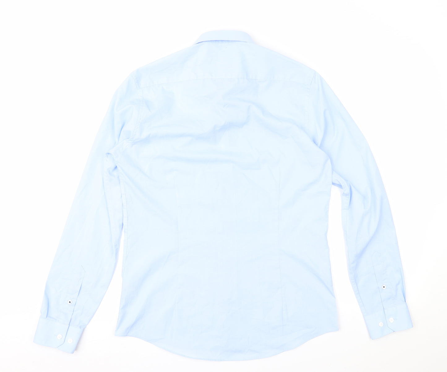 Burton Mens Blue    Button-Up Size 14.5