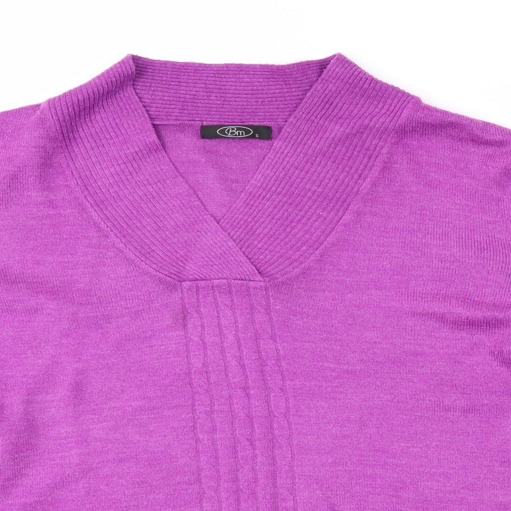 Bonmarché Womens Purple   Pullover Jumper Size S