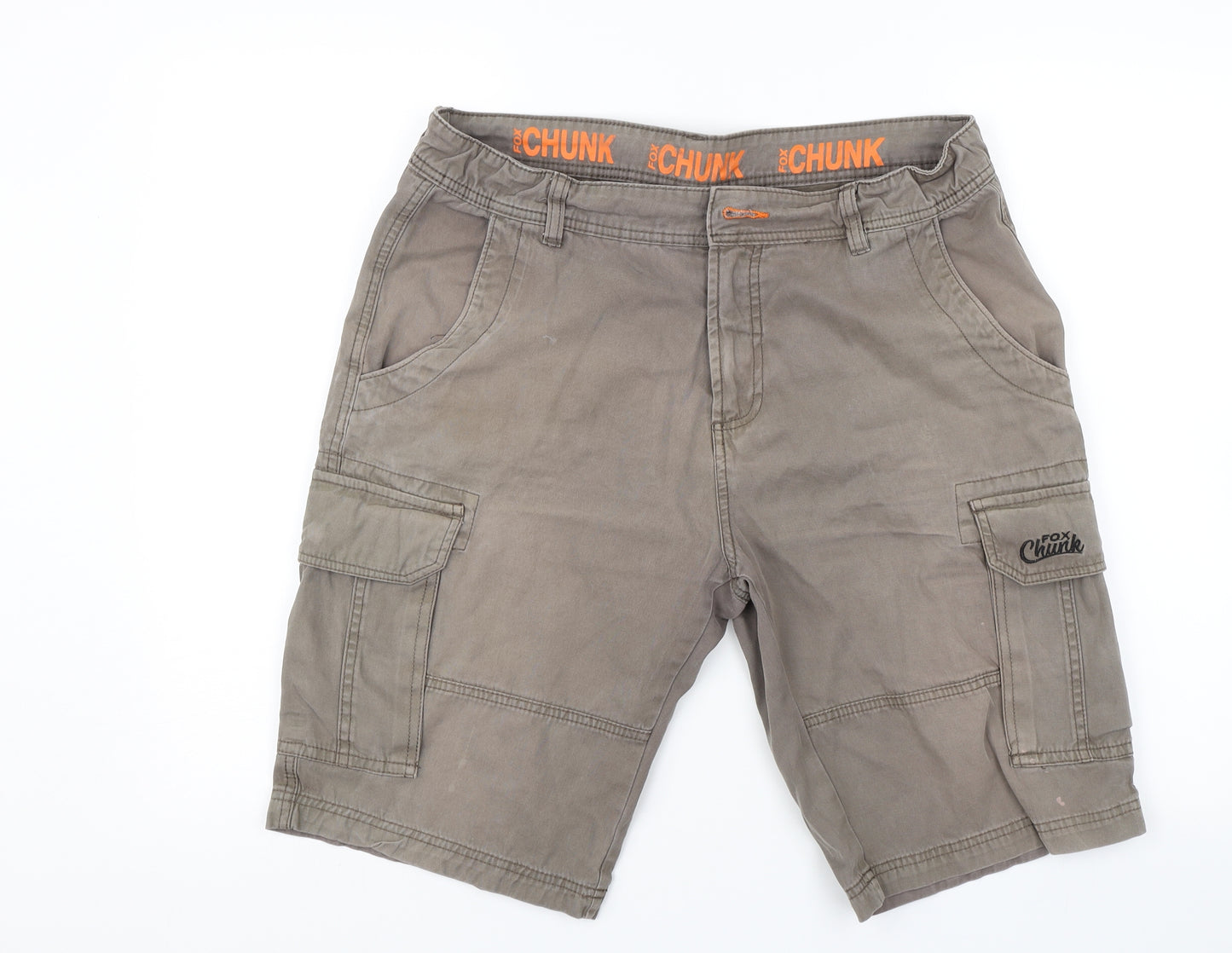 Fox Chunk Mens Brown   Cargo Shorts Size M