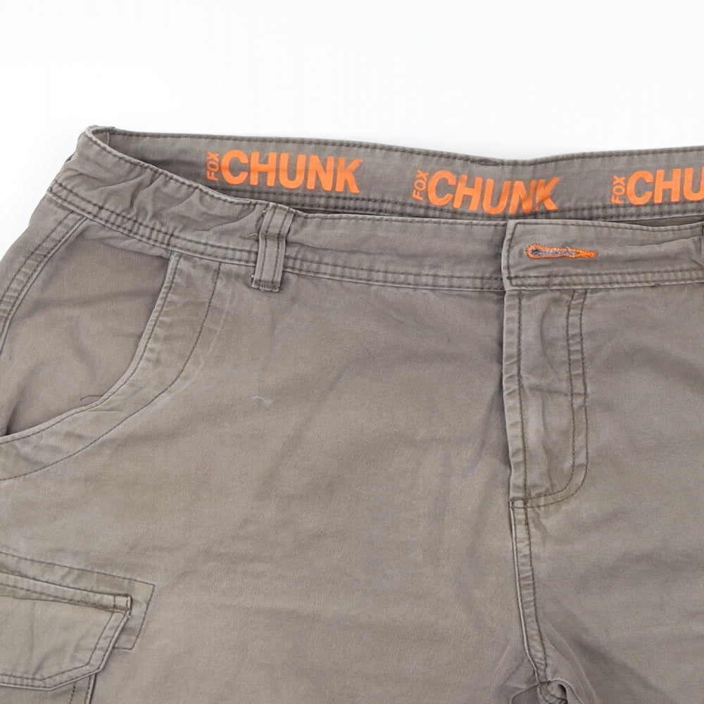 Fox Chunk Mens Brown   Cargo Shorts Size M