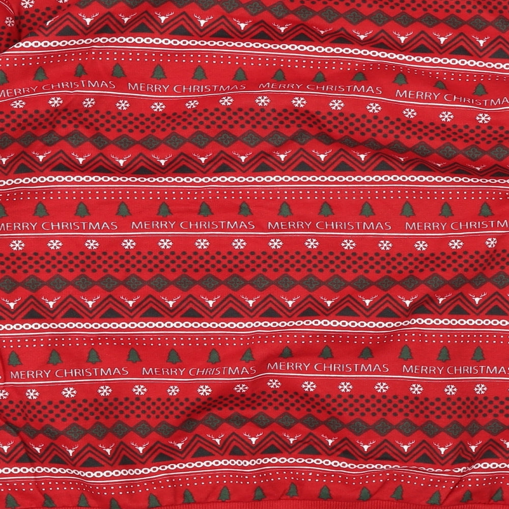 Pep&Co Mens Red   Pullover Jumper Size L  - Christmas jumper