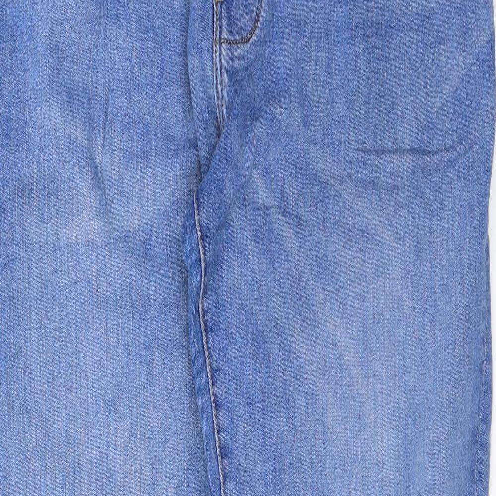 Denim & Co. Mens Blue  Denim Straight Jeans Size 32 in L28 in