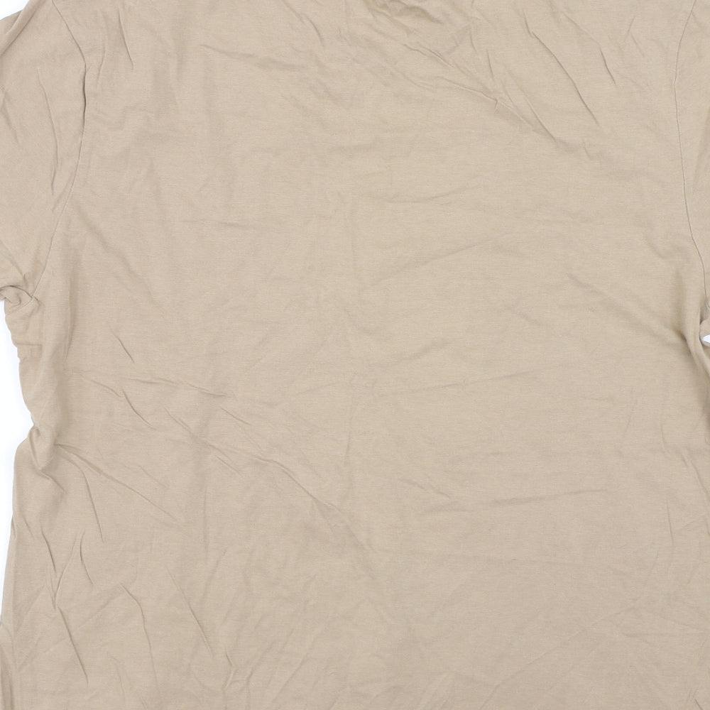Topman Mens Brown    T-Shirt Size XL