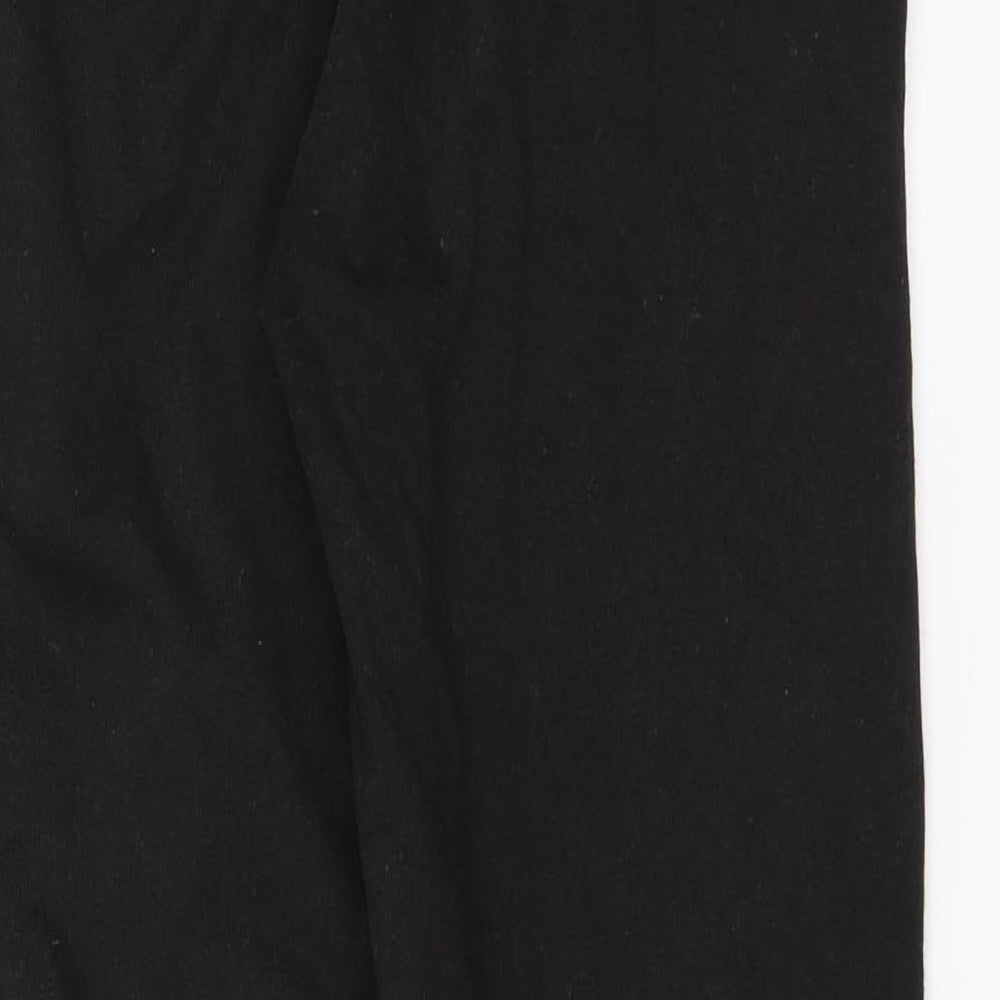 Missguided Womens Black   Sweatpants Trousers Size 8 L27 in - Distressed