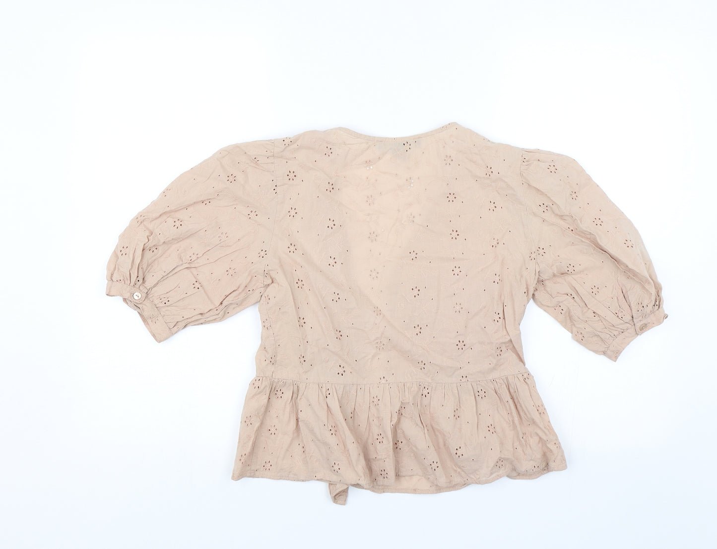 Primark Womens Beige   Basic Blouse Size 8
