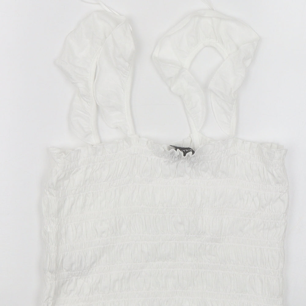 Primark Womens White   Basic Blouse Size S