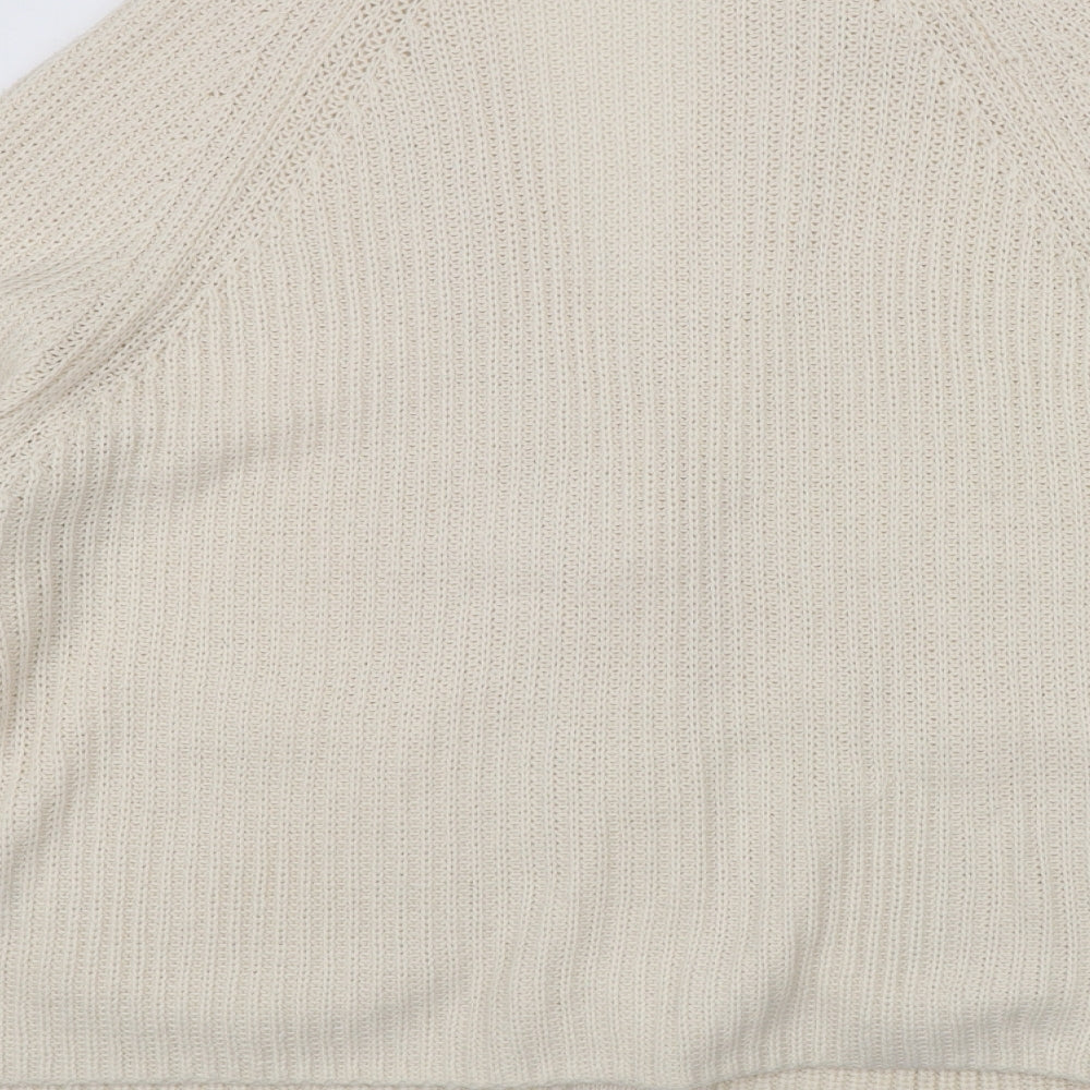 Primark Womens White   Cardigan Jumper Size M