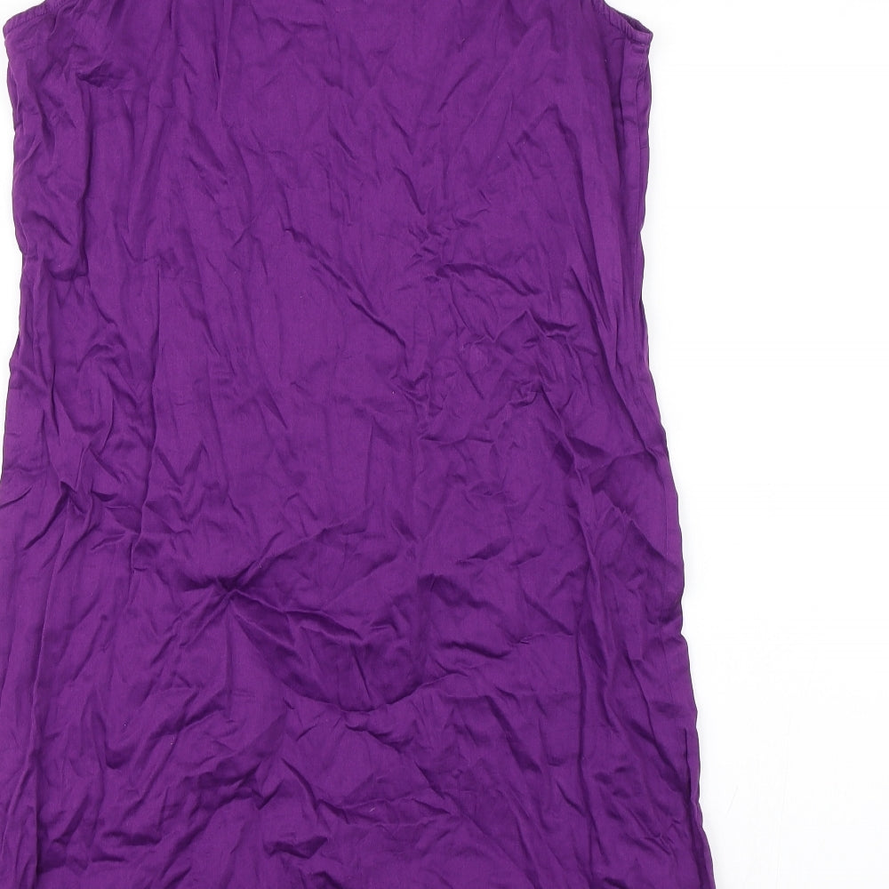 Papaya Womens Purple Paisley  Shift  Size 14