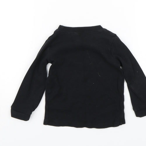 George Baby Black   Basic T-Shirt Size 12-18 Months  - To infinity and beyond