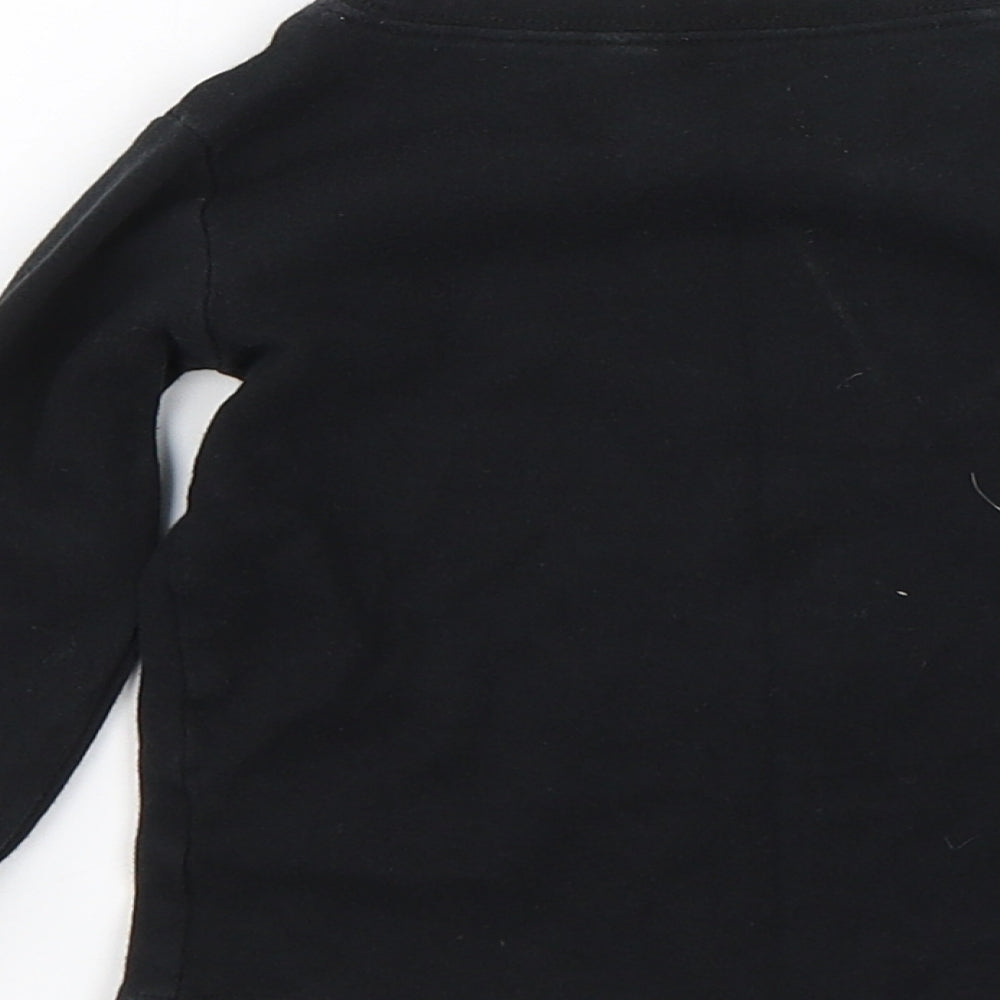 George Baby Black   Basic T-Shirt Size 12-18 Months  - To infinity and beyond