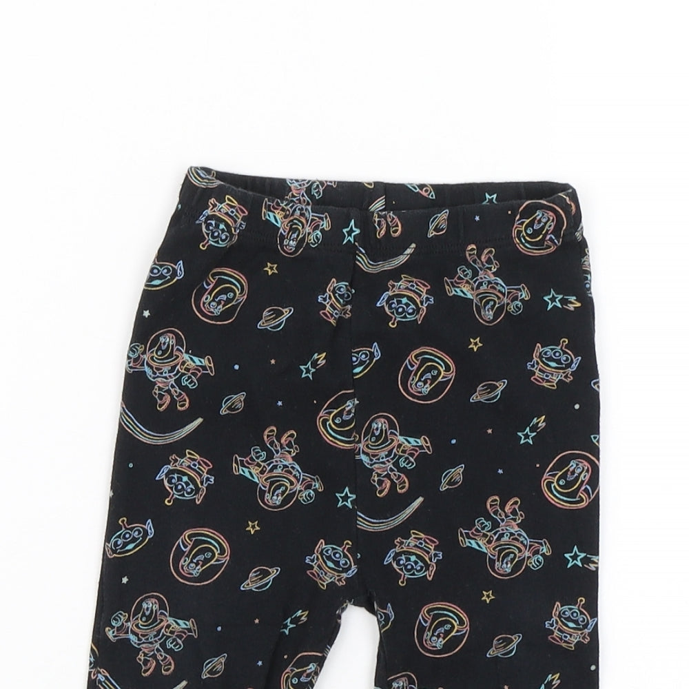 George Baby Black   Jogger Leggings Size 12-18 Months  - Buzz lightyear