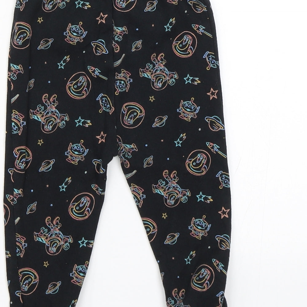 George Baby Black   Jogger Leggings Size 12-18 Months  - Buzz lightyear