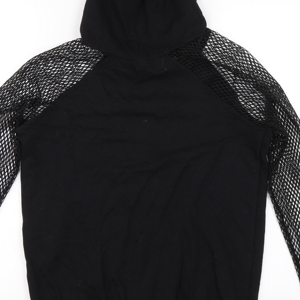 Select Womens Black   Pullover Hoodie Size 8