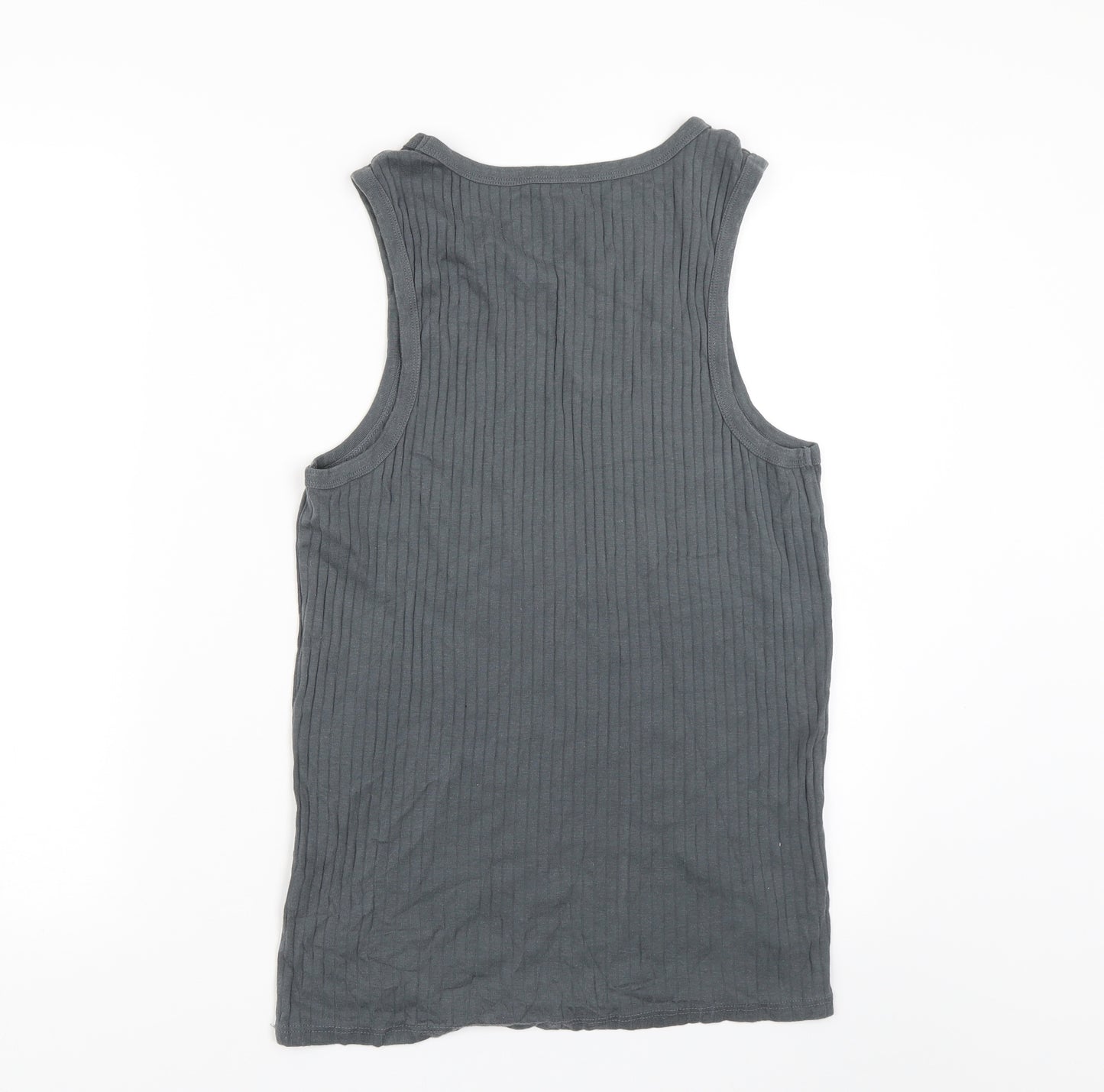 River Island Mens Grey    T-Shirt Size M