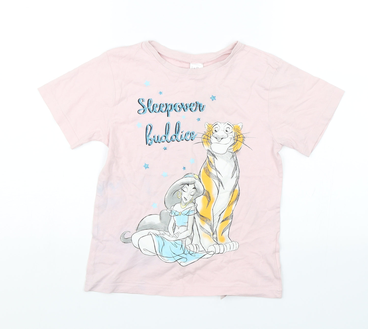 Avon Girls Pink Solid  Top Pyjama Top Size 9-10 Years  - Aladdin Jasmine