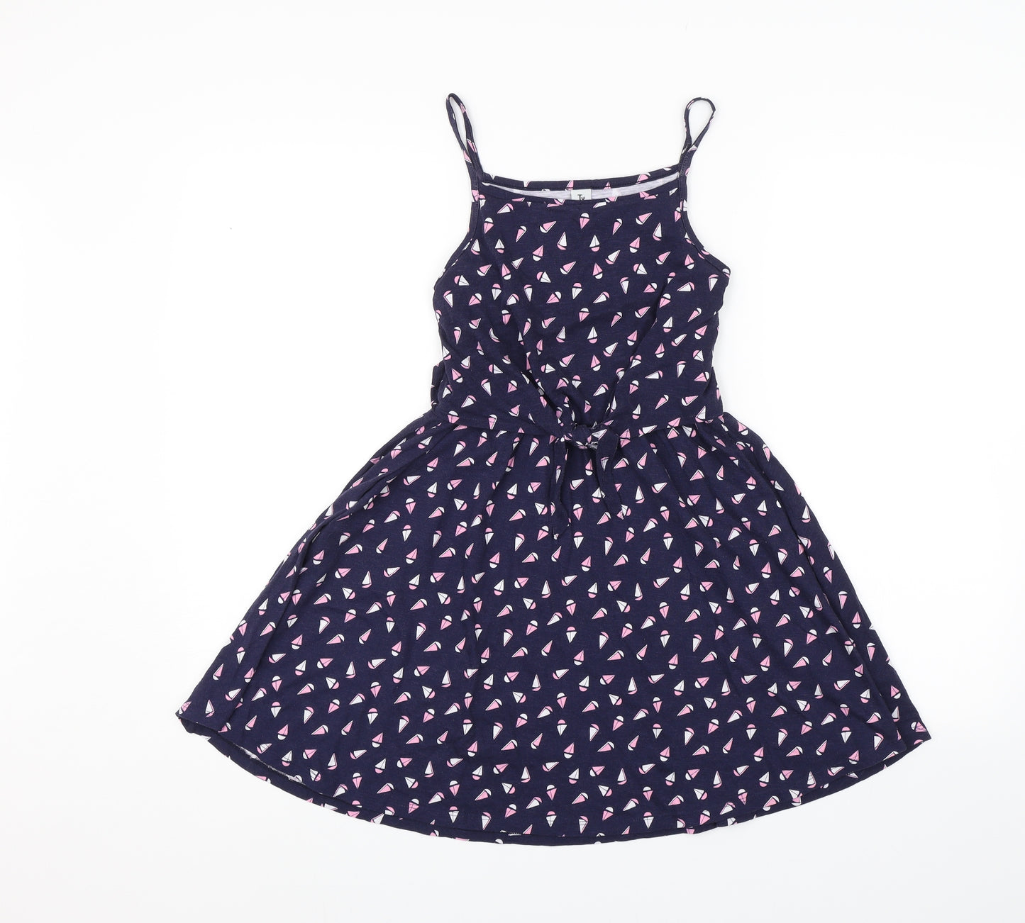 TU Girls Purple   Shift  Size 9 Years  - Sail Boats