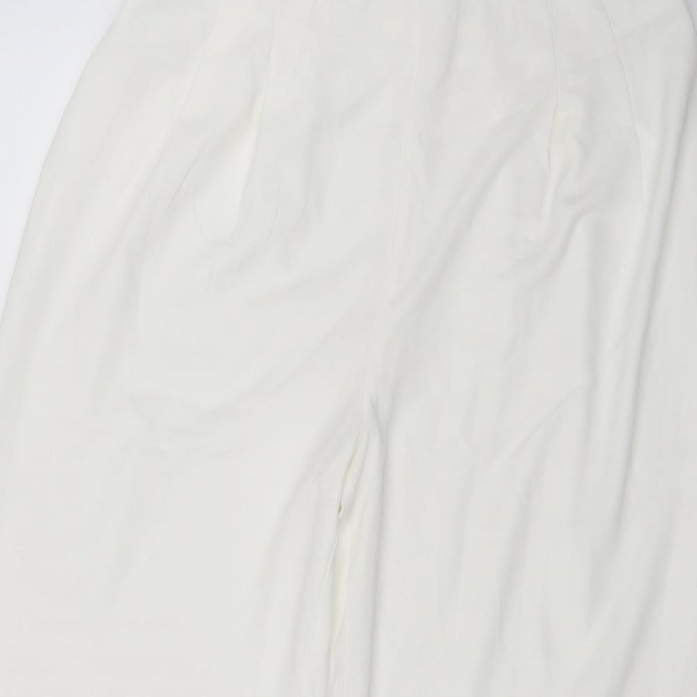 Primark Womens White   Trousers  Size 14 L20 in
