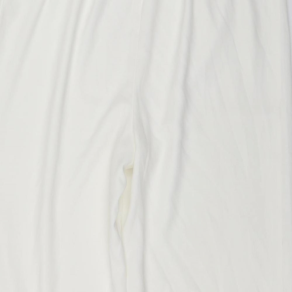 Primark Womens White   Trousers  Size 14 L20 in