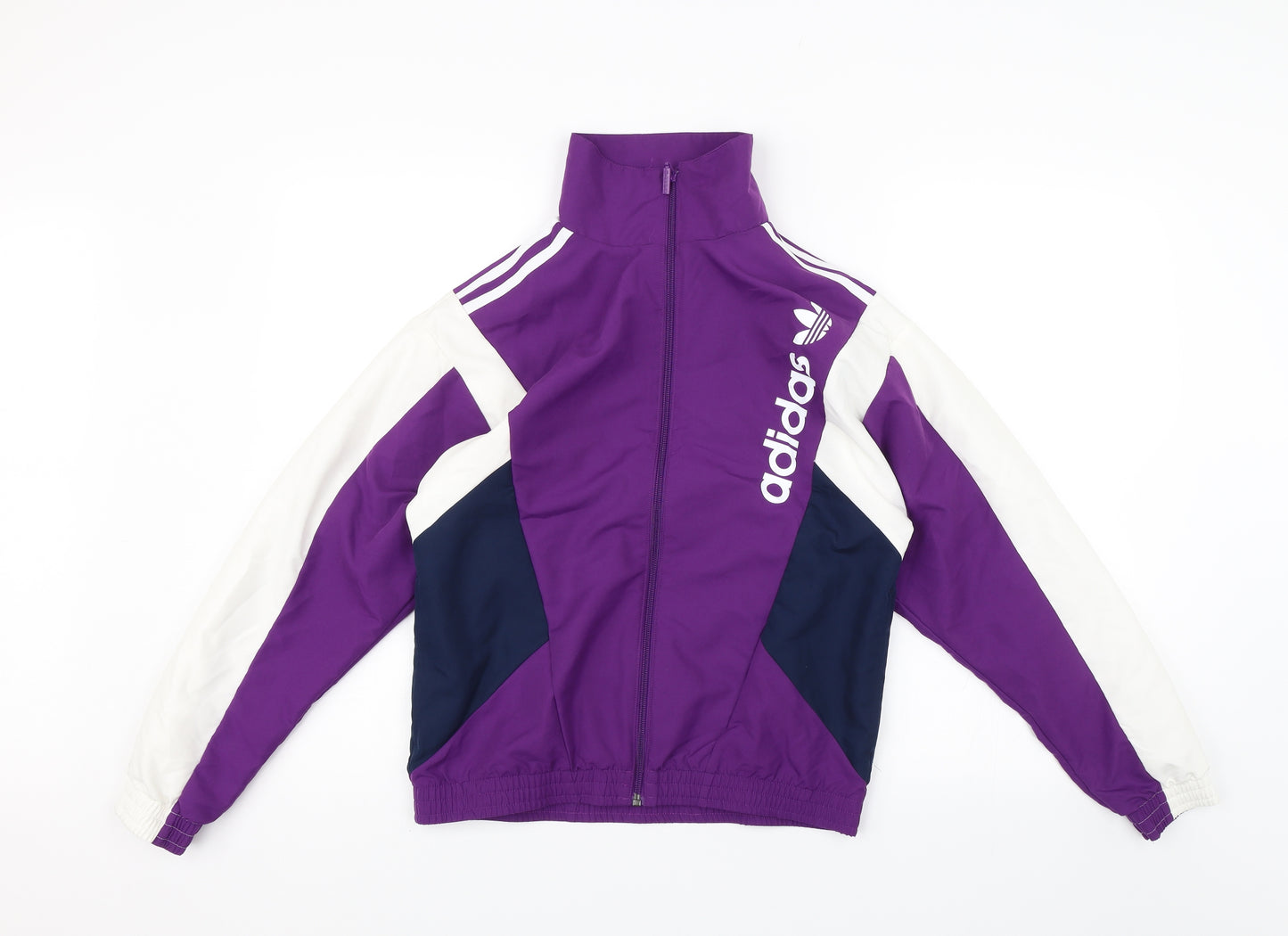 adidas Womens Purple   Windbreaker Jacket Size 4