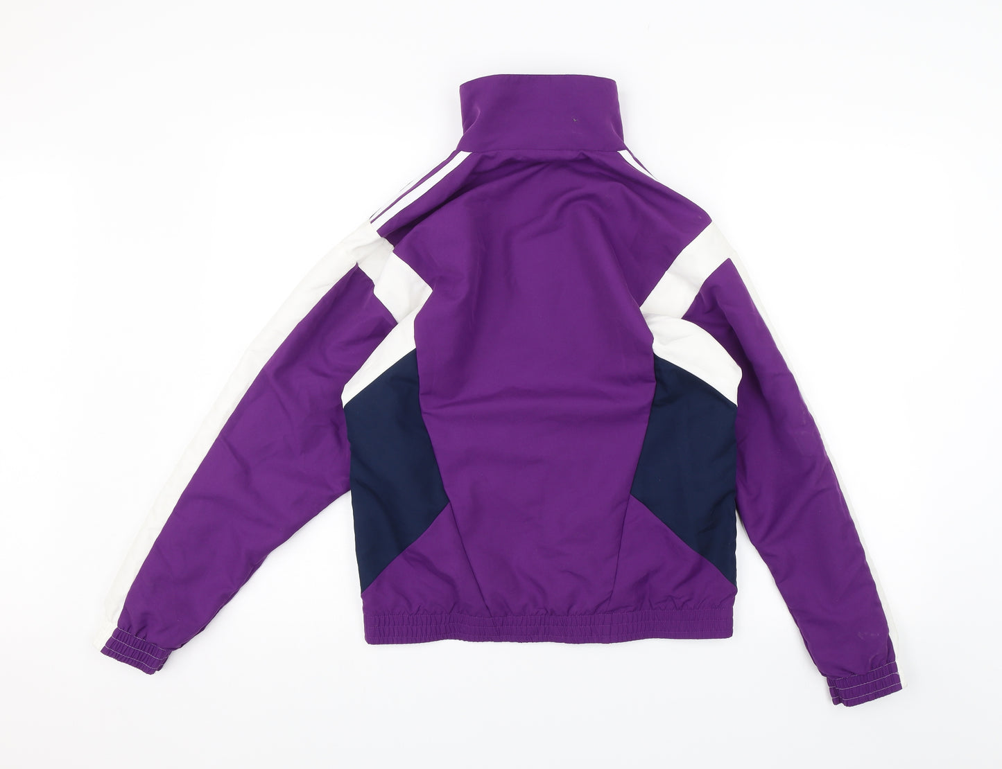 adidas Womens Purple   Windbreaker Jacket Size 4