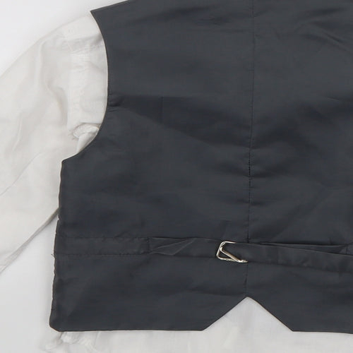 Preworn Boys White   Basic Button-Up Size 3 Years  - Waistcoat included