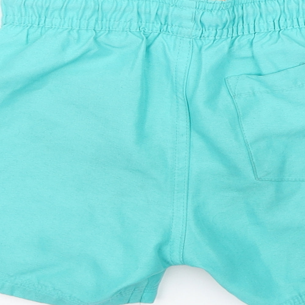 F&F Boys Green   Bermuda Shorts Size 3-4 Years