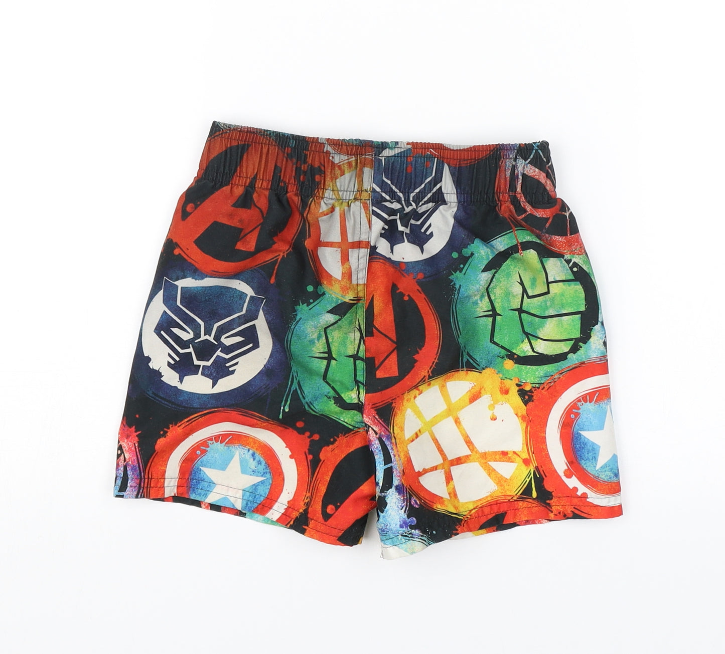 George Boys Black   Bermuda Shorts Size 3-4 Years - Marvel