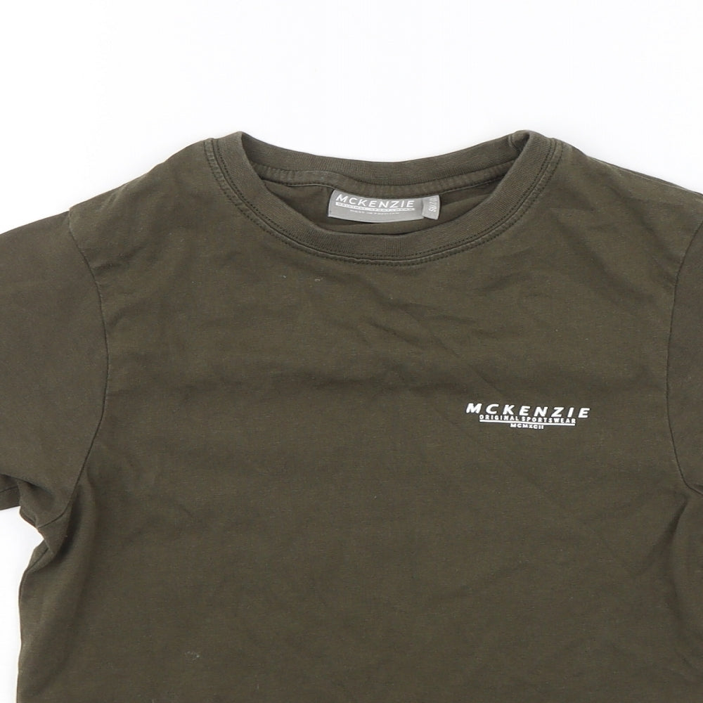 McKenzie Boys Green   Basic T-Shirt Size 10-11 Years