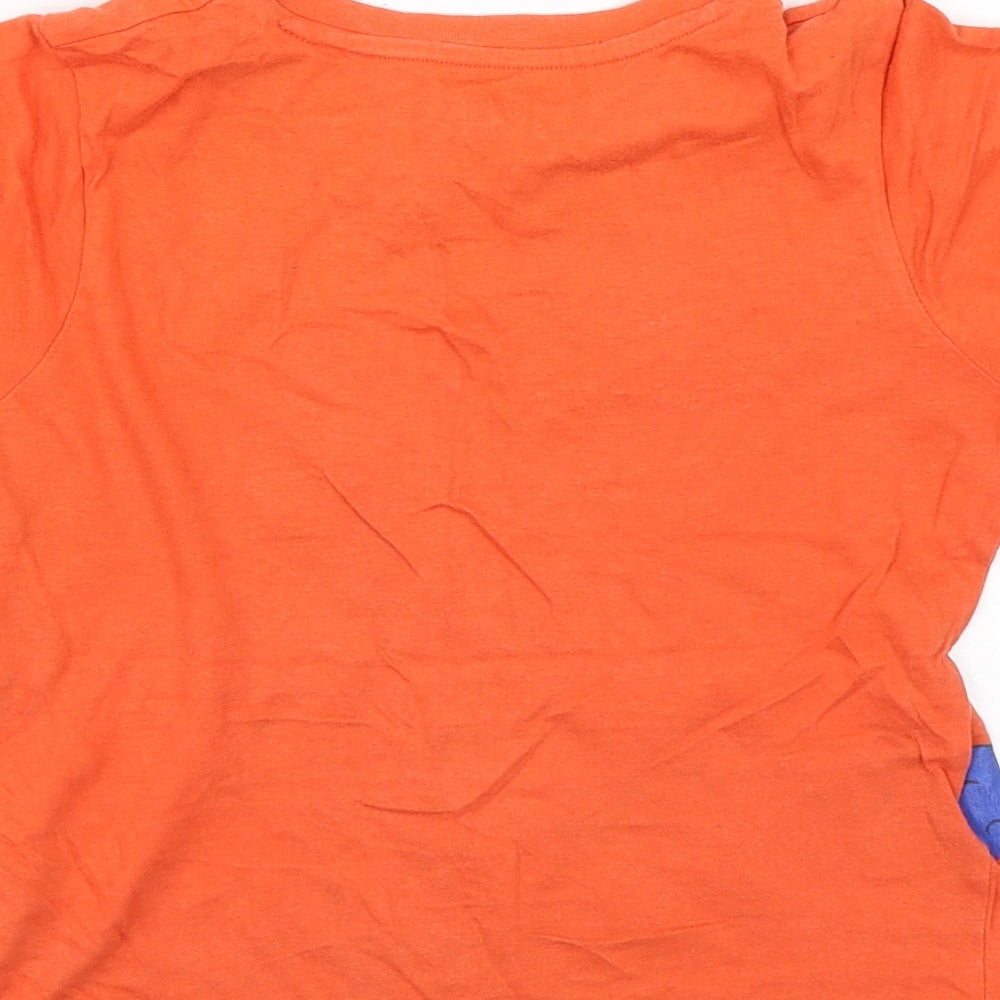 Pep&Co Boys Orange   Basic T-Shirt Size 4-5 Years  - In a while crocodile