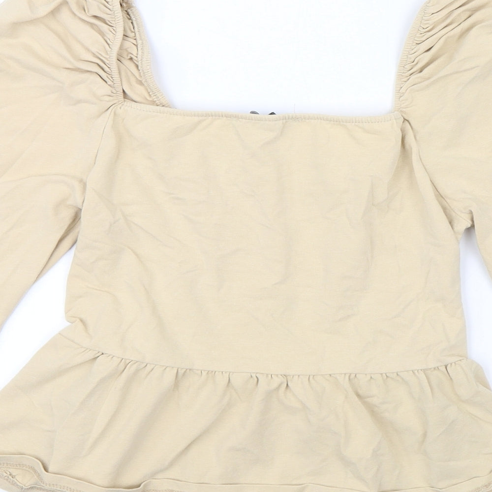 Primark Womens Beige   Basic Blouse Size S