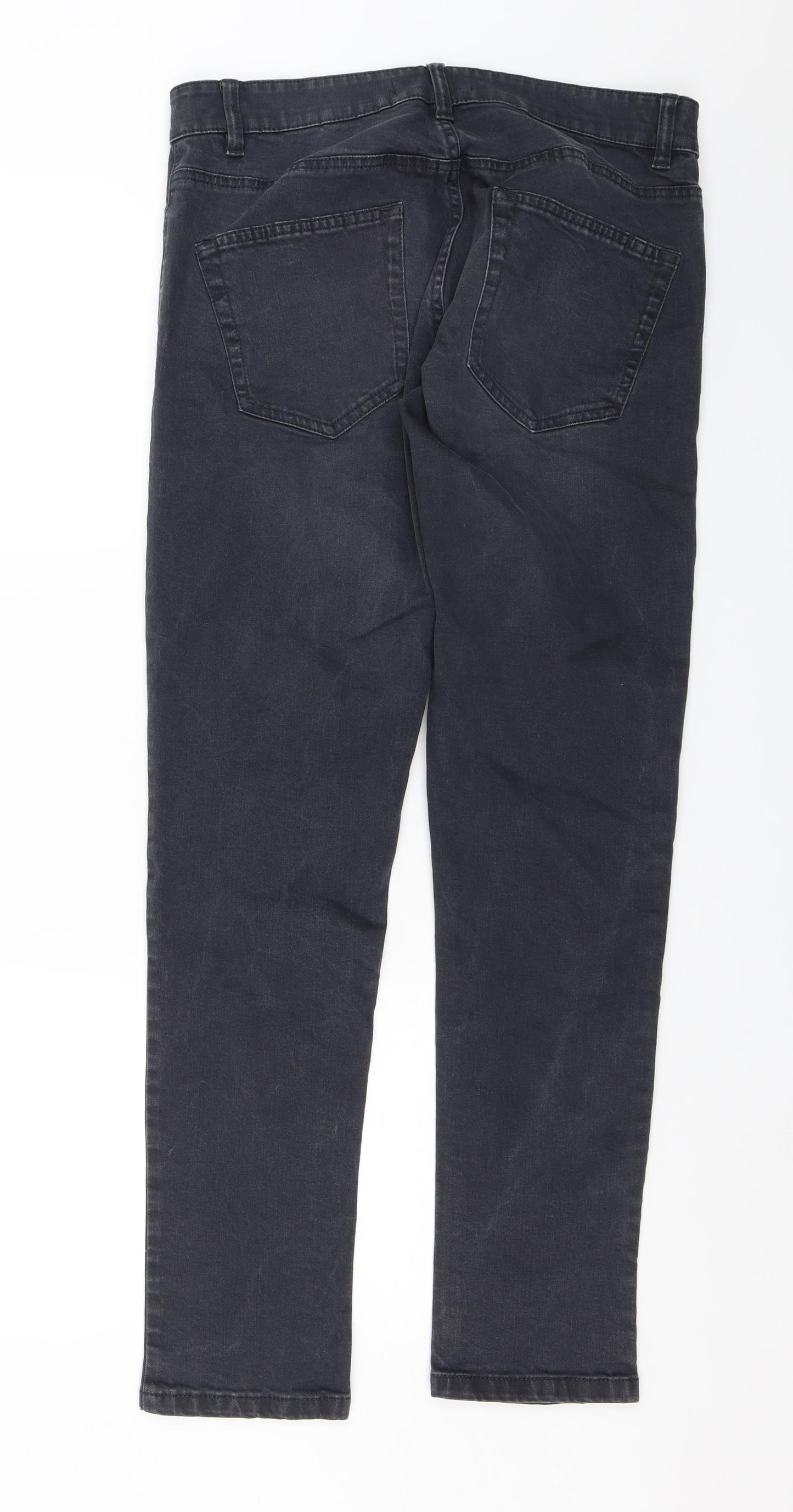 NEXT Mens Black  Denim Skinny Jeans Size 32 in L29 in
