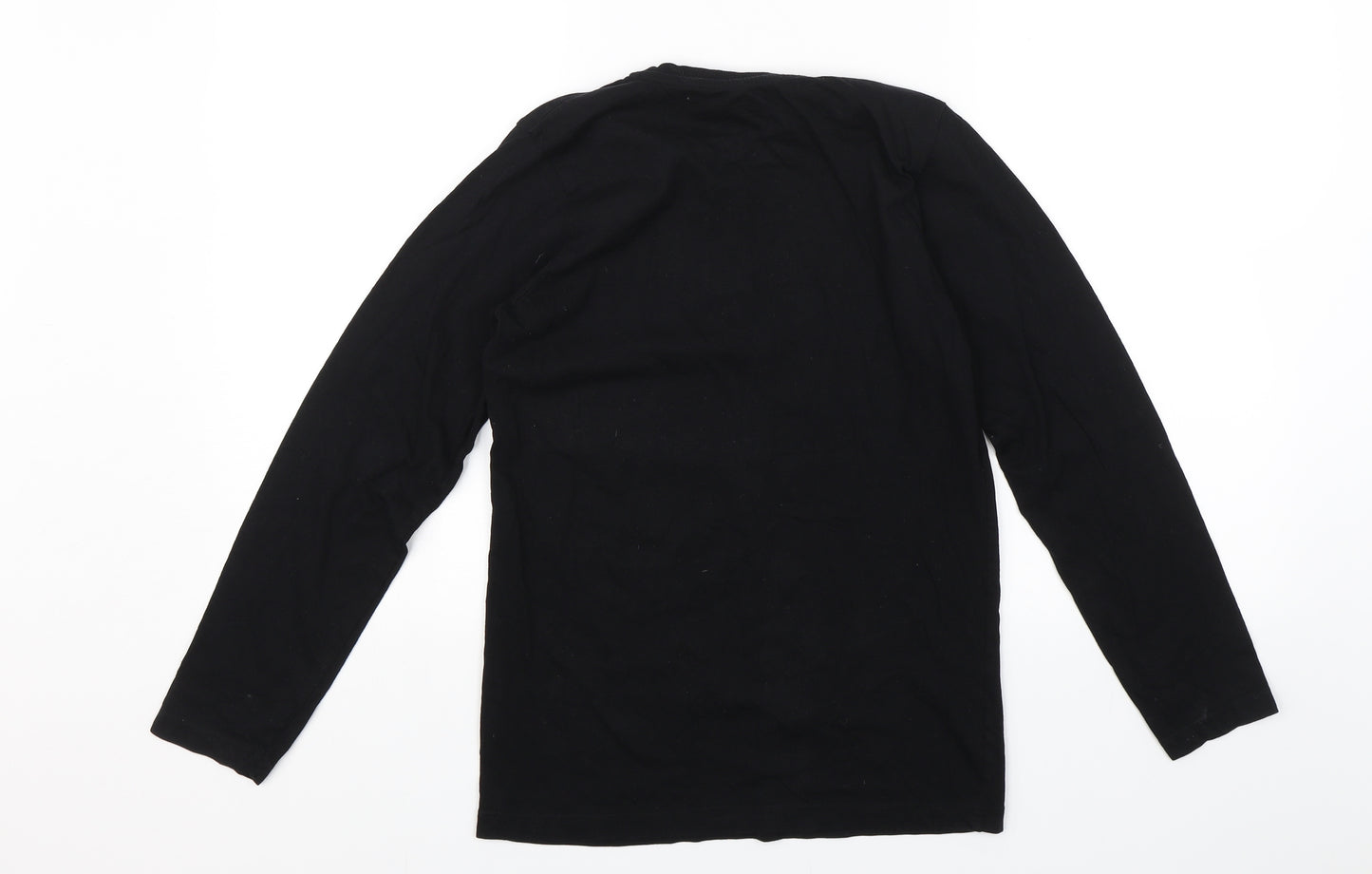 Matalan Boys Black   Basic T-Shirt Size 12 Years