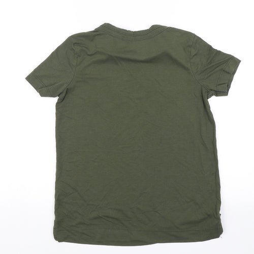 NEXT Womens Green   Basic T-Shirt Size 8  - Coeur libre