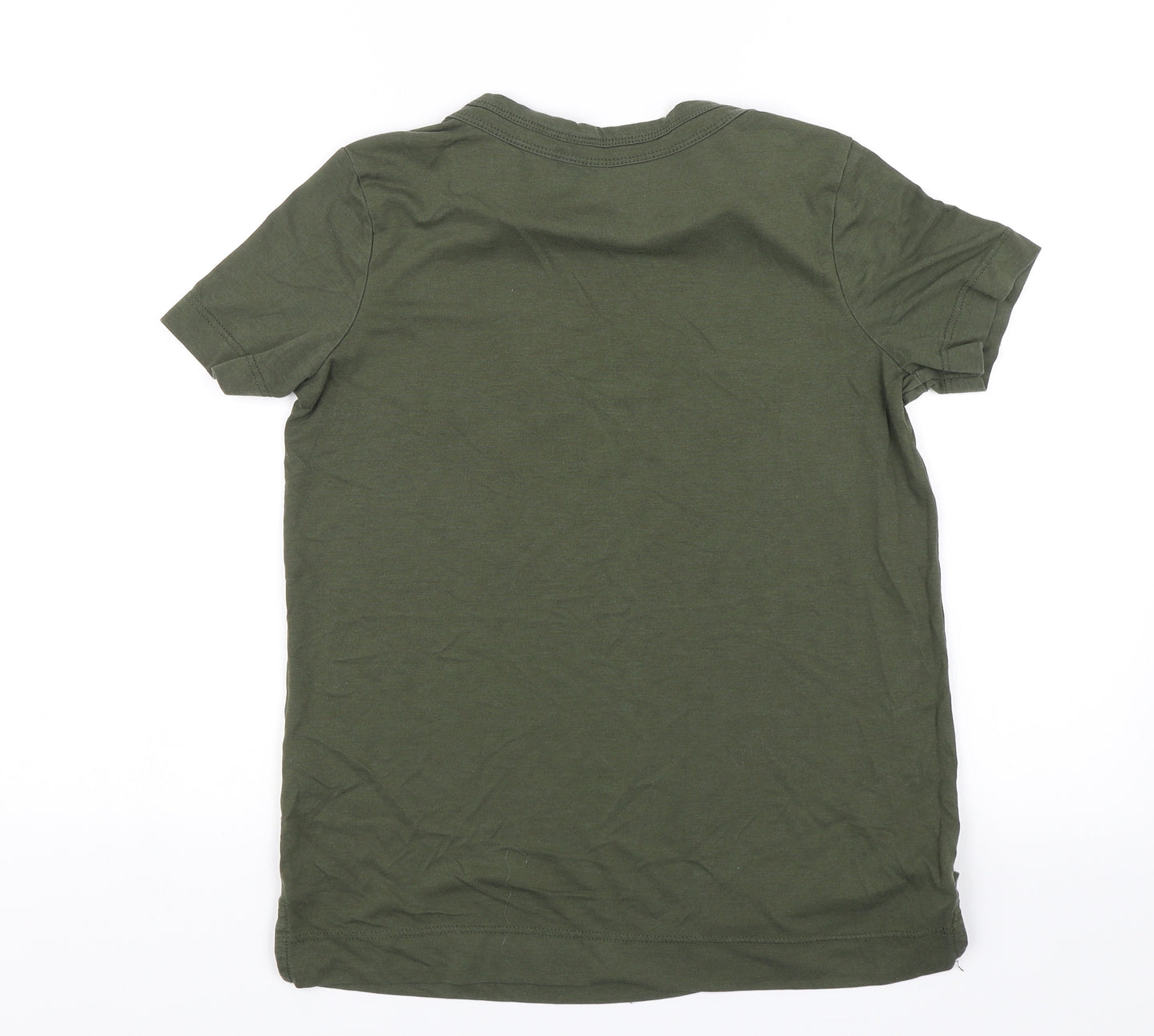 NEXT Womens Green   Basic T-Shirt Size 8  - Coeur libre