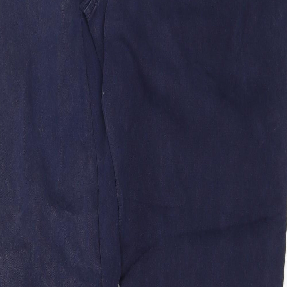 NEXT Womens Blue   Chino Trousers Size 12 L28 in