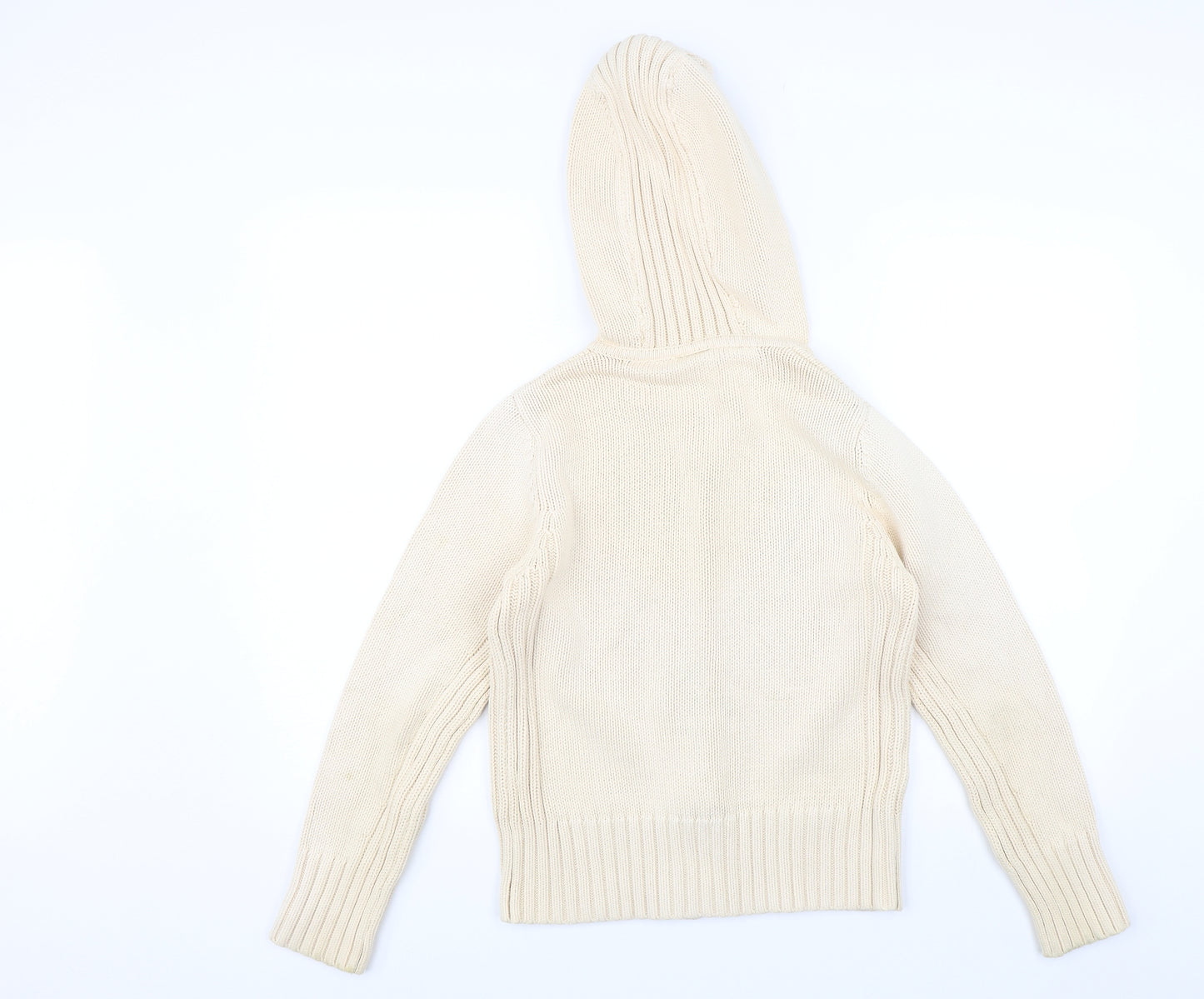 NEXT Womens Ivory   Full Zip Hoodie Size M