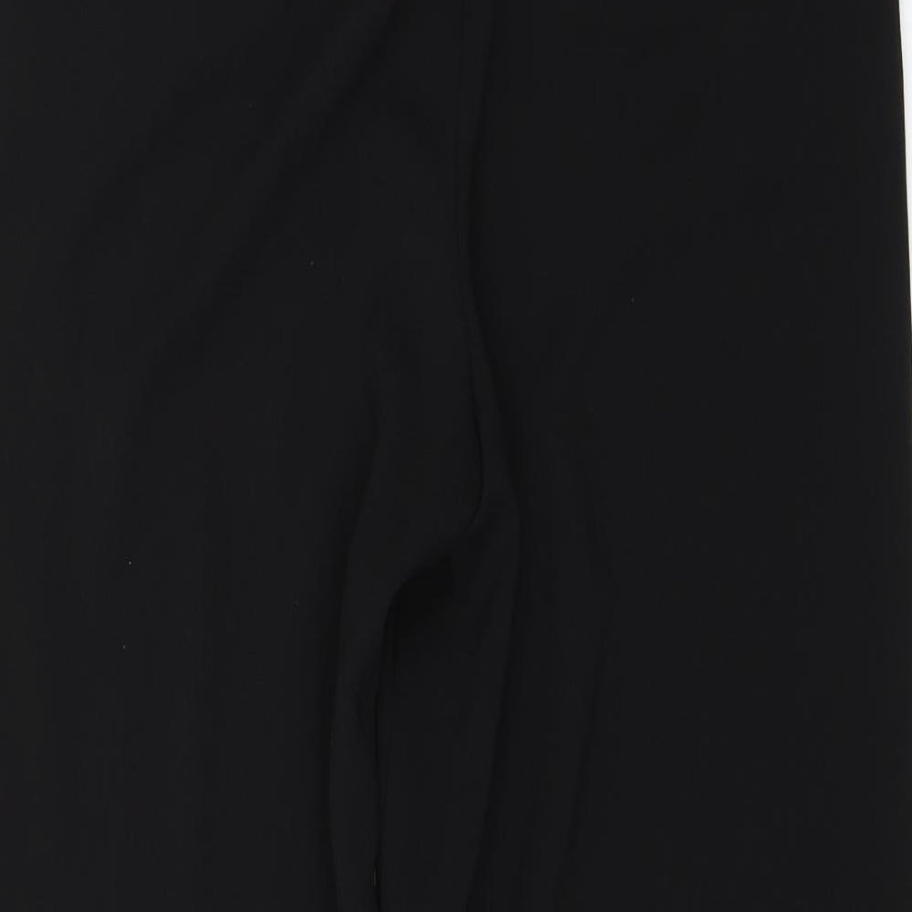 NEXT Womens Black   Trousers  Size 8 L20 in