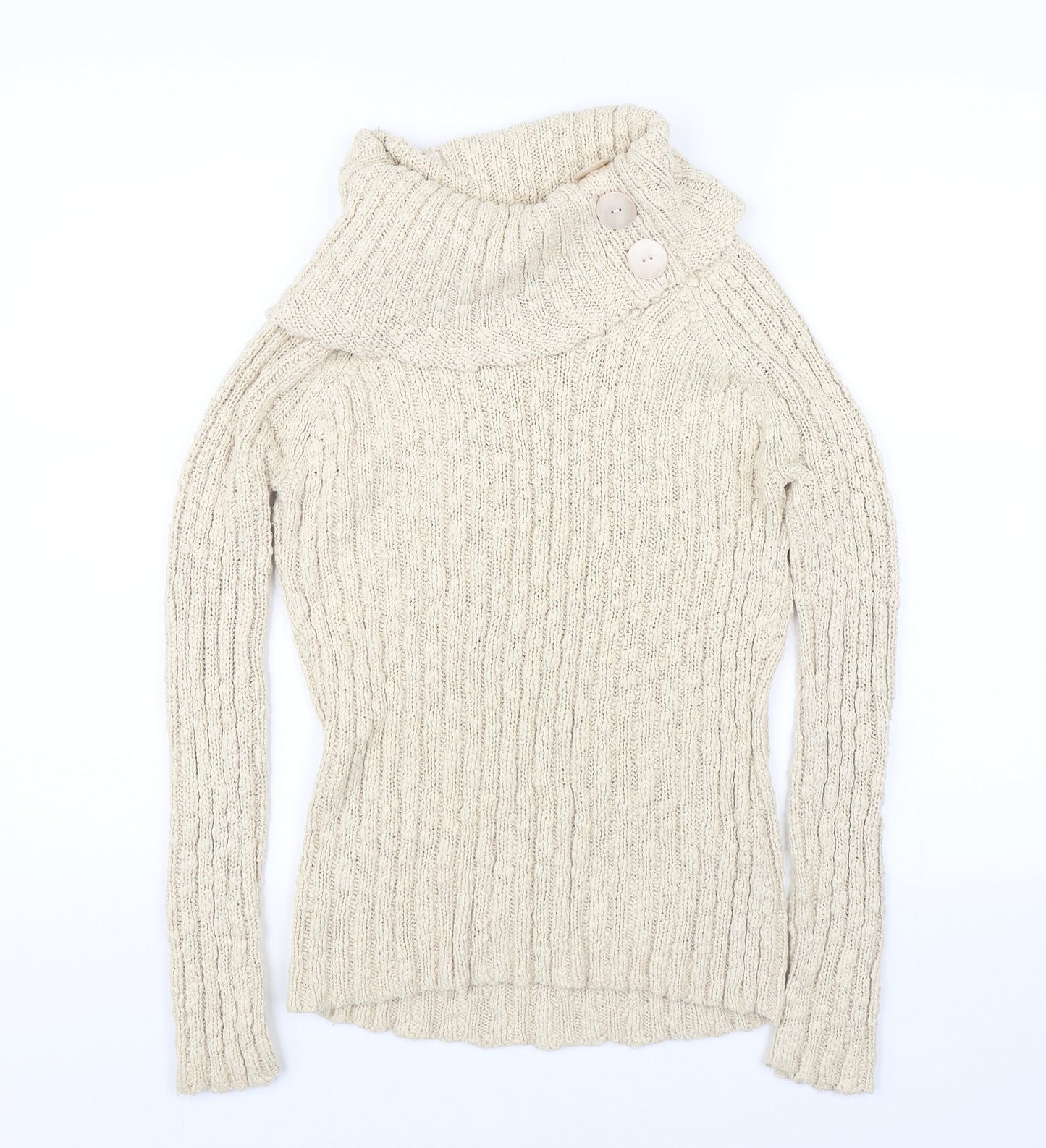 Wallis Womens Ivory   Pullover Jumper Size 10