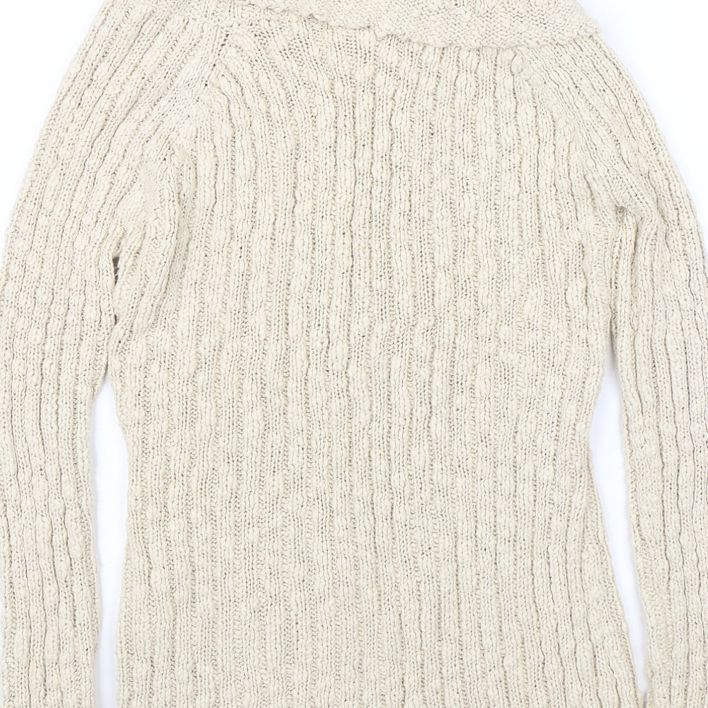 Wallis Womens Ivory   Pullover Jumper Size 10